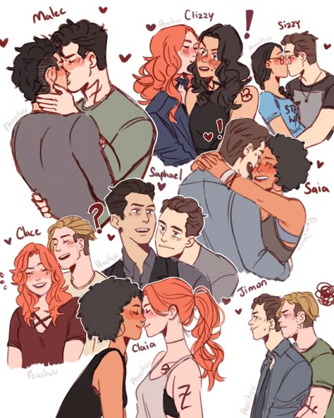 Teen Wolf Fan Art, Clary Y Jace, Shadowhunters Series, Magnus And Alec, Clockwork Princess, Clary And Jace, Cassandra Clare Books, Shadowhunters Malec, Shadowhunter Chronicles