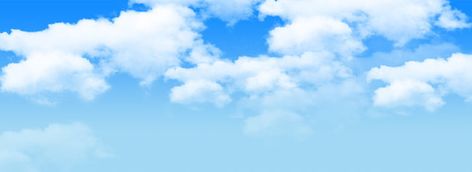 Sky Banner Discord, Sea Banner Discord, Blue And White Banner, Sky Banner, Cloud Banner, Sea Poster, Board Background, Linkedin Background, Sunflowers Background