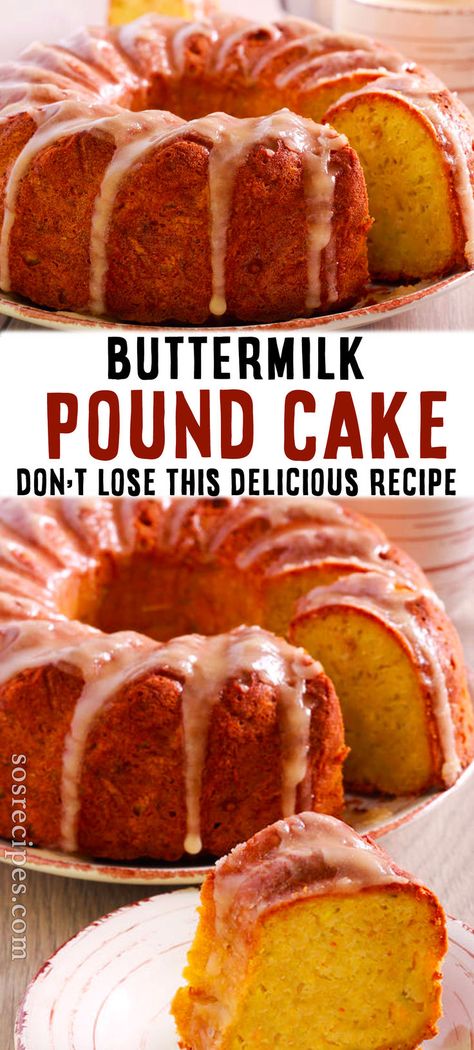 This vanilla buttermilk pound cake will have you in a chokehold once you try it, and will instantly become your go-to. In an hour and half, you’ll have your cake baked and ready! Just follow these straightforward steps to make the most delicious pound cake. Vanilla Buttermilk Pound Cake, Buttermilk Pound Cake, Bundt Cake Pan, Delicious Cake Recipes, Pound Cake Recipes, Pinterest Recipes, Biscuit Recipe, Sweet Desserts, Pound Cake