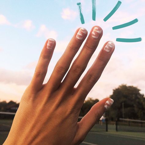 10 Clear Base Nail Designs, Whether You Want Colour Or Minimalism | Glamour UK Zodiac Nail Art, Nail Art Simple, Dreamy Clouds, Negative Space Design, Neon Details, Velvet Nails, Aquarius Sign, Nail Tape, Glamour Uk