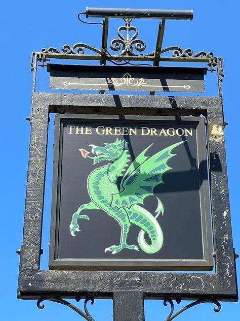 The Green Dragon, Alderbury. Uk Pub, Pub Signs, Green Dragon, Graphic Design, History, Signs, Green, Design