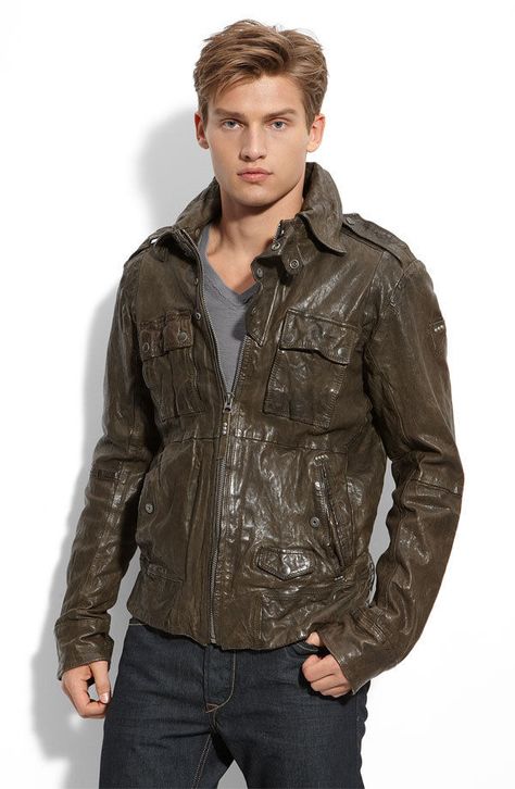 DIESEL LOON DARK BROWN LEATHER JACKET SIZE L 100% AUTHENTIC in Clothes, Shoes & Accessories, Men's Clothing, Coats & Jackets | eBay Diesel Leather Jacket Men, Diesel Leather Jacket, Dark Brown Leather Jacket, Mens Leather Jacket, Men's Leather Jacket, Brown Leather Jacket, Dark Brown Leather, Jacket Design, Leather Jacket Men