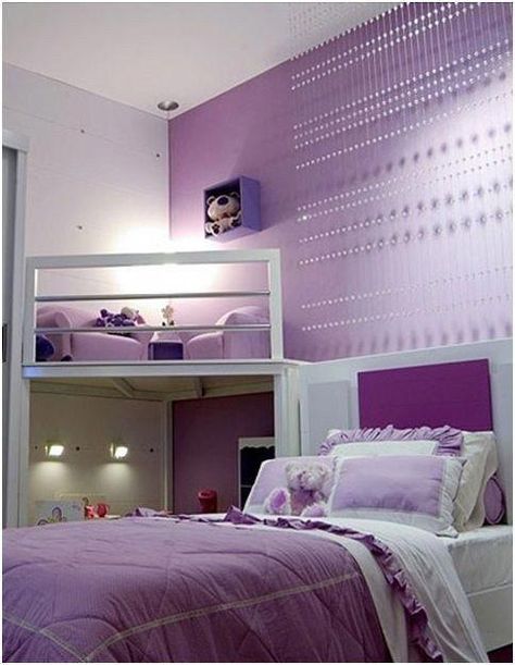 Awesome "bedroom ideas for couples" information is offered on our website. Read more and you will not be sorry you did. Purple Girls Bedroom, Lilac Bedroom, Purple Bedrooms, Purple Bedroom, Small Bedrooms, Teen Girl Bedroom, Girl Bedroom Designs, Teen Room Decor