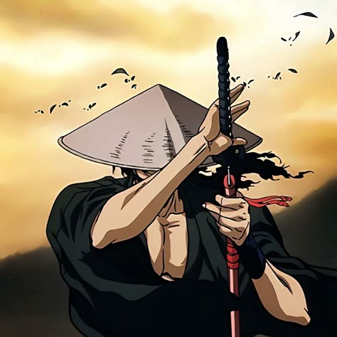 Samurai Pfp Aesthetic, Anime Samurai Pfp, Japanese Aesthetic Pfp, Tryhard Pfp, Samurai Pfp, Ninja Scroll Anime, Samurai Icon, Samurai Aesthetic, Samurai Anime