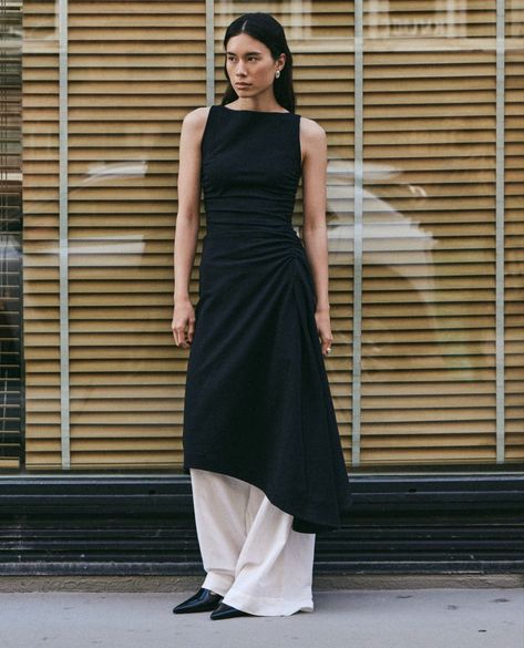 Pants Dress Combo, Pants And Dress Combo, Dress Over Pants, Dark Academia Outfits, Prom Inspiration, Academia Outfits, Studio Jewelry, Layered Fashion, Pants Dress