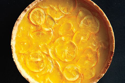 Find the recipe for Lemon-Honey Tart with Salted Shortbread Crust and other lemon recipes at Epicurious.com Honey Tart, Shortbread Crust Recipe, Springform Pan Recipes, Meyer Lemon Recipes, Lemon Honey, Lemon Dessert Recipes, Spring Desserts, Shortbread Crust, Lemon Tart