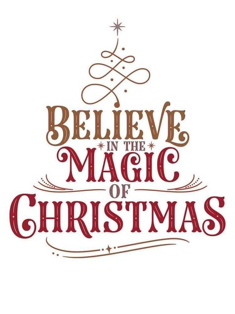 Xmas Letter, Cricut Christmas Ideas, Believe In The Magic, Christmas Sentiments, Christmas Tee Shirts, Silhouette Christmas, Christmas Projects Diy, The Magic Of Christmas, Magic Of Christmas