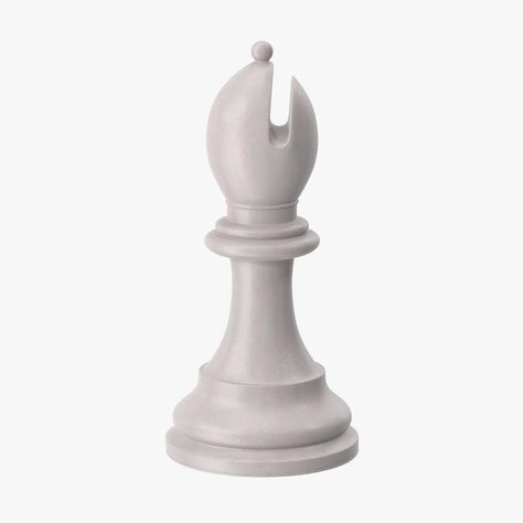 Chess Pieces - Bishop White 3D Model #AD ,#Pieces#Chess#Bishop#Model Home Automation Logo, Automation Logo, Bishop Chess Piece, Bishop Chess, Blue Bay, Creative Resume Templates, Corporate Brochure, Chess Pieces, 3d Artist