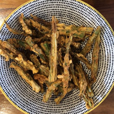 Okra Chips, Okra Fries, Healing Recipes, Fries Recipe, Time And Time Again, Indian Snacks, Healthy Chef, Savory Snacks, Okra