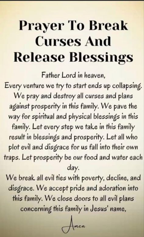 Prayer For Generational Curses, Generation Curses, Break Curse, Prayer To Break Curses, Prayers Morning, Vertrouw Op God, Financial Prayers, Inspiring Bible Verses, Prayer For My Family