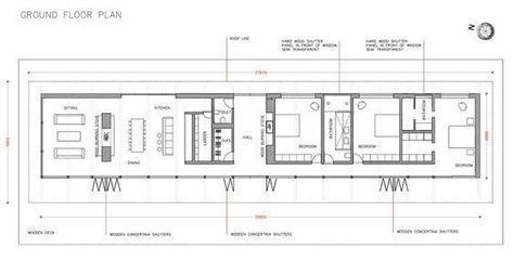 Rectangle House Plans, House On Slope, Vacation House Plans, Open House Plans, Latest House Designs, Modern Barn House, Architectural Floor Plans, House Construction Plan, Floor Plan Layout