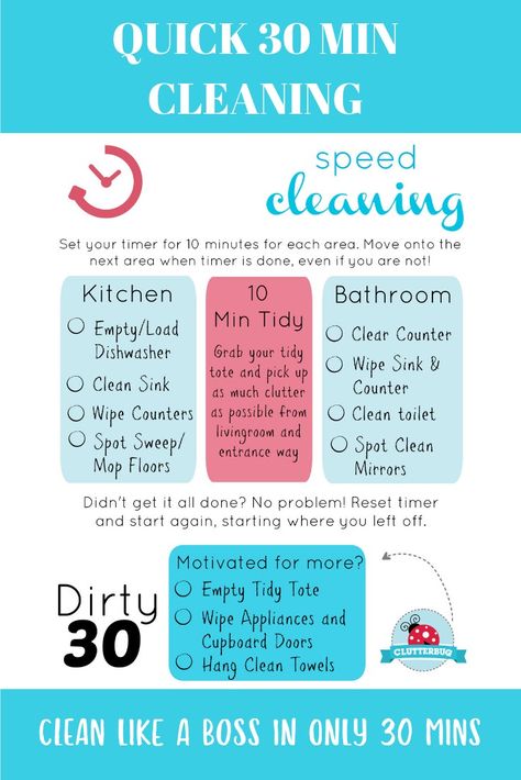 Speed Cleaning Flow Chart, Cleaning Flow Chart, Clutterbug Organization, Butterfly Organization, Clutter Bug, Speed Cleaning Checklist, Cleaning Checklist Printable, Deep Cleaning House, Adulting 101