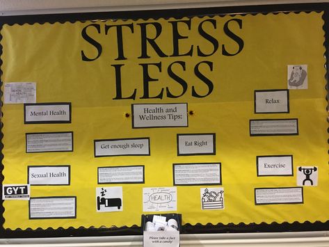 RA Bulletin Board, Wellness Wheel, Stress Less, De-Stress, Tips, Take Away Dorm Bulletin Boards, Wellness Wheel, College Bulletin Boards, Work Bulletin Boards, Ra Bulletins, Ela Centers, Ra Boards, Ra Bulletin Boards, Break Wall