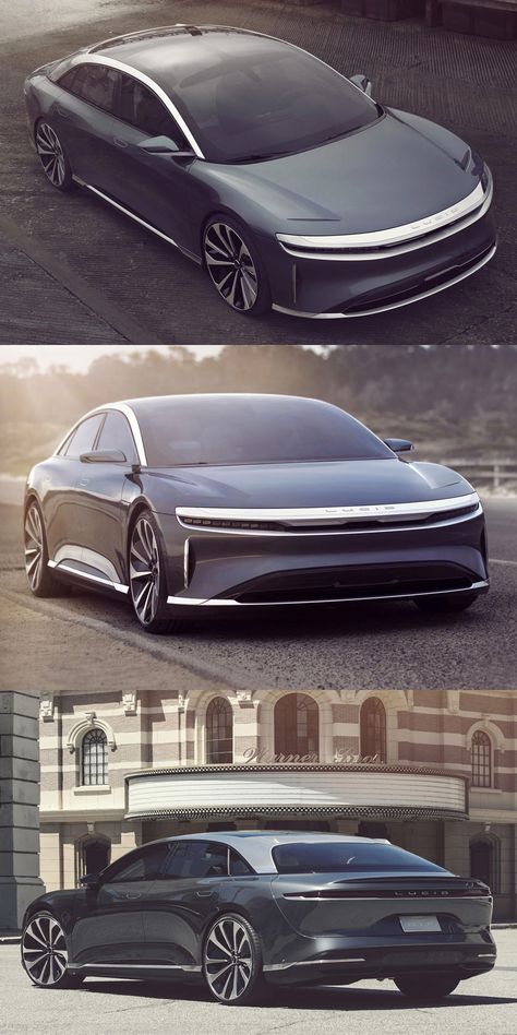 Lucid Air Car, Lucid Car, Electric Car Design, Lucid Air, Audi E Tron, Sedan Cars, Top Luxury Cars, Tesla Car, Concept Car Design