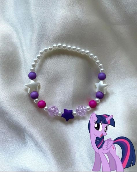 Mlp Bracelets, Twilight Bracelet, Diy Kandi Bracelets, Diy Kandi, Pony Bead Patterns, Sparkle Bracelet, Kandi Bracelets, Bead Charms Diy, Beads Bracelet Design