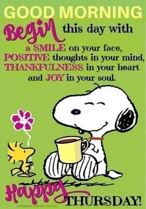 Snoopy Good Morning Thursday, Snoopy Thursday Mornings, Happy Thursday Quotes Inspiration, Good Morning Quotes Thursday, Thursday Snoopy, Snoopy Thursday, Good Morning Thursday Quotes, Thrilling Thursday, Thursday Quotes Good Morning