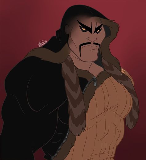 Mulan Villain, Shan Yu Fanart, Shan Yu Mulan, Animated Villains, Hercules Characters, Shan Yu, Candy Gore, Best Halloween Movies, Lion King Pictures