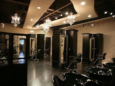 Salon Lux | Salon Today Light Walls, Salon Interior Design Ideas, Classy Hair, Salon Design Ideas, Dream Salon, Nail Salon Interior Design, Beauty Salon Interior Design, Hair Salon Design, Chandeliers Lighting