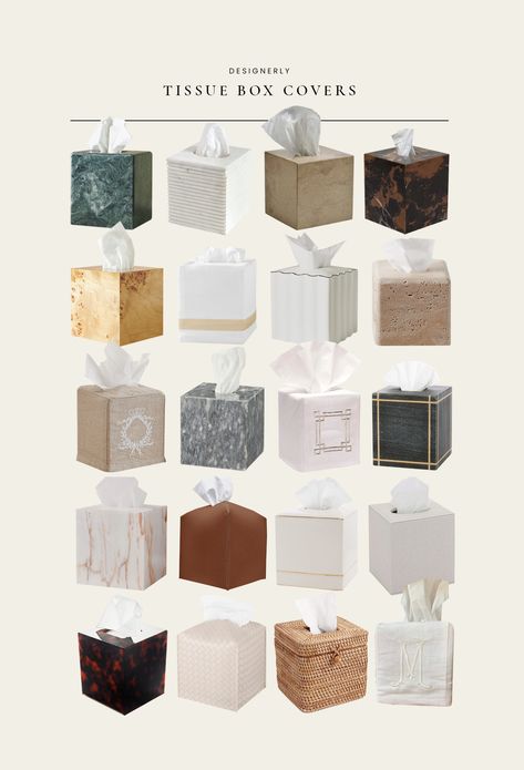 20 Aesthetically Pleasing Tissue Box Covers - Room for Tuesday