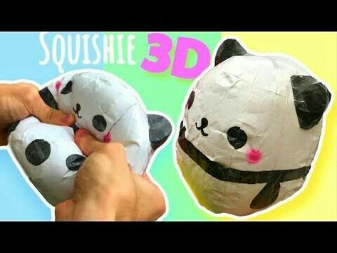 How To Make Squishy, 3d Paper Squishy Template, How To Make A Squishy, Squishy Paper Template, Paper Squishy Template, Squishies Kawaii Diy, Squishy Template, How To Make Squishies, Paper Squish