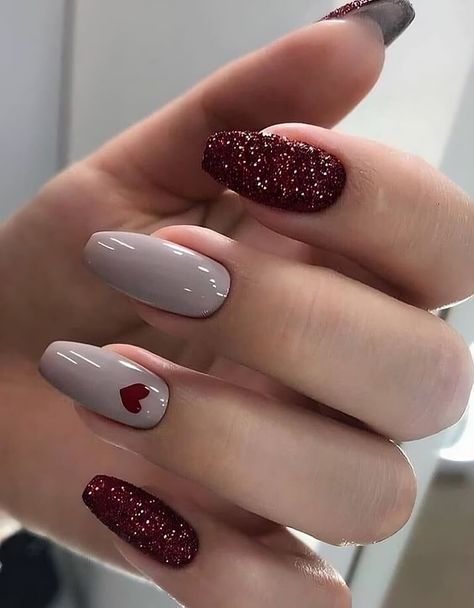 Amazing valentines day nails ideas | latest valentines nails 2024 February Nails, Nail Designs Valentines, Red Nail Designs, Thanksgiving Nails, White Nail, Heart Nails, Nails Short, Valentine's Day Nails, Valentines Nails