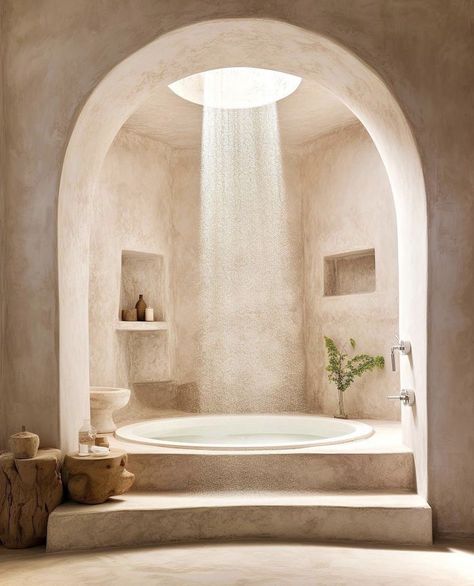 Robern Mirror, Tadelakt Bathroom, Cob House, Earthship, Dream House Interior, Bath Tub, Dream House Decor, Toilets, House Inspo