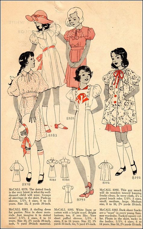 Vintage patterns 1935 Annie Musical, Musical Costumes, Vintage Kids Fashion, 1930 Fashion, Vintage Childrens Clothing, Vestidos Retro, Woman Dress, 1930s Fashion, Children's Fashion