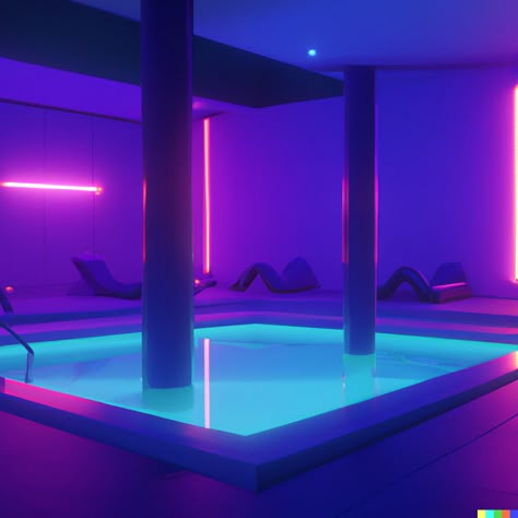 ELEKTRAKUTE ⚡️ on Tumblr Y2k Sleepover, Anime Introvert, Neon Core, Miami 80s, Night Core, Wave Aesthetic, Widget Wallpaper, Future Retro, Dreamscape Architecture