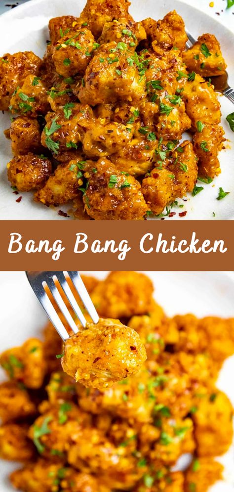 Bang Bang Chicken Rice Paper Roll, Boneless Chicken Wings, Bang Bang Chicken, Leftover Chicken Recipes, Rice Paper Rolls, Chicken Bites, Leftover Chicken, Frozen Chicken, Leftovers Recipes