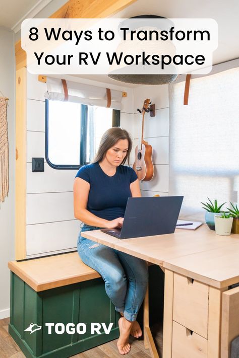 How To Build A Desk, Build A Desk, Rv Bedroom, Folding Walls, Folding Desk, Cabinet Boxes, Rv Ideas, Custom Desk, Bedroom Desk