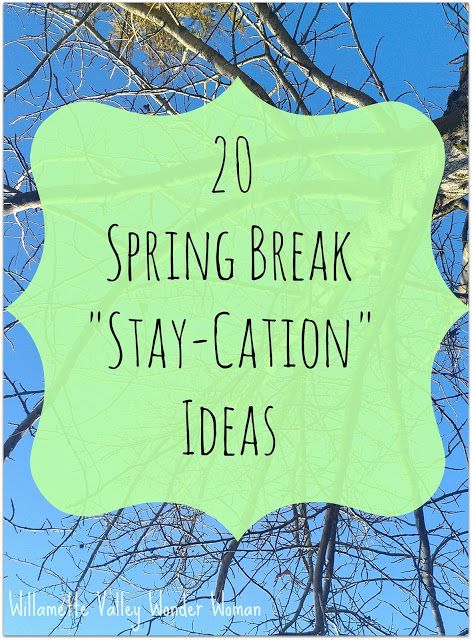 Staying home for Spring Break? No prob. Here's some great ideas :) Spring Break Quotes, Spring Break Ideas, Spring Break Pictures, Spring Break Kids, Spring Break Party, Spring Break College, Break Ideas, March Break, Staycation Ideas