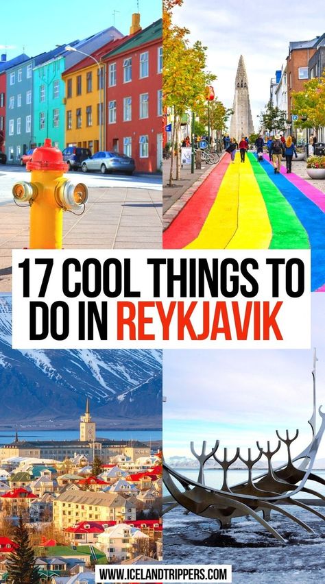 17 Cool Things to do in Reykjavik Reykjavik In Winter, Downtown Reykjavik Iceland, Reykjavik Street Style, Reykjavik Iceland Things To Do, Rejkavik Iceland, Honeymoon Iceland, Iceland Cruise, West Iceland, Iceland Vacation