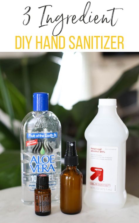 Try out this quick, and easy-to-make DIY hand sanitizer that will help keep hands clean while your out and about! Using just three ingredients, making your own hand cleanser is easy-peasy! #handsanitizer #diyhandsanitizer #essentialoils Tea Tree Oil Uses, Natural Hand Sanitizer, Pure Aloe Vera Gel, Cleaner Recipes, Pure Aloe Vera, Tea Diy, Three Ingredient, Oil Uses, Aloe Vera Gel