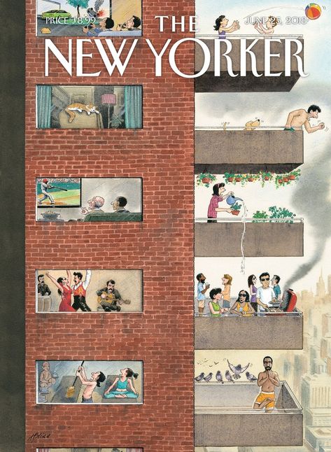 The New Yorker Magazine, New Yorker Magazine, New Yorker Covers, 500 Piece Jigsaw Puzzles, 수채화 그림, City Living, Vintage Magazines, Vintage Magazine, The New Yorker