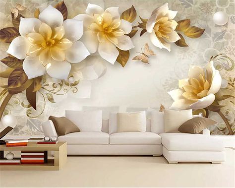 beibehang 3d wallpaper murals custom living room bedroom home decor 3D butterfly orchid relief floral decorative painting murals|3d wallpaper murals|wallpaper mural3d wallpaper - AliExpress Wallpaper For Home Wall, 3d Wallpaper Design, Custom Photo Wallpaper, 3d Wallpaper Mural, 3d Wall Murals, Wallpaper Living Room, Vinyl Wallpaper, Living Room Tv, 3d Wallpaper