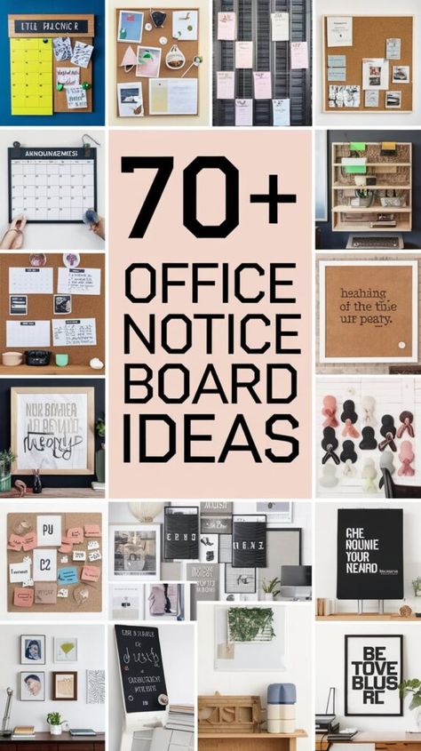 Office Notice Board, Notice Board Ideas, Work Space Organization, Notice Board, Creative Office, Board Ideas, Work Space, Office Decor