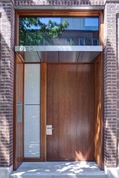 Modern Adobe, Contemporary Exterior Doors, Contemporary Windows, Contemporary Entryway, Contemporary Stairs, Contemporary Front Doors, Door Colors, Contemporary Building, Contemporary Hotel