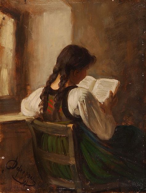 Old Art Aesthetic, Old Paintings Aesthetic, Old Art Painting, Women Reading Books, Woman Reading Art, Reading Painting, Art Vibe, Book Painting, Pen Art Work