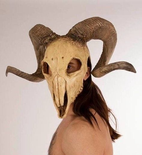 Animal Skull Helmet, Skull Mask Character Art, Ram Skull Mask, Animal Skull Mask, Character Art Drawing, Mask Character, Goat Mask, Helmet Drawing, Sheep Skull