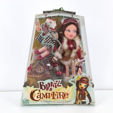 Bratz Toys | Bratz Campfire Phoebe Doll Cool Campin Accessories Flaw Hard To Find Rare New | Color: Red/White | Size: Osbb Original Bratz Dolls Outfit, Bratz Doll Jasmine, Bratz Furniture, Bratz Doll Outfits, Y2k Bratz, Brat Doll, Barbie Room, Diy Fashion Accessories, Doll Dress Patterns