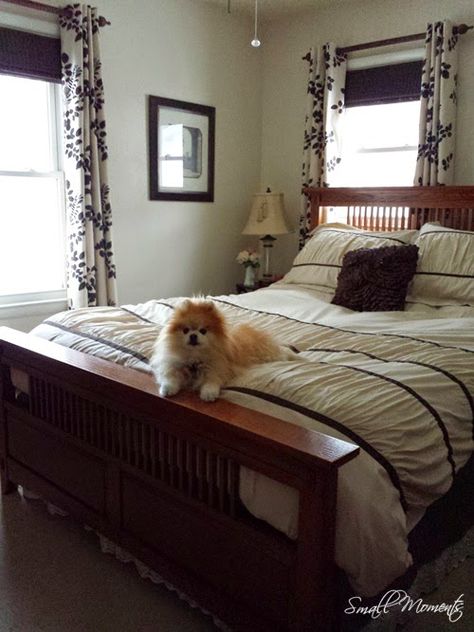 Moments with Loribeth Master Bedroom Decor Off Center Window Behind Bed, Off Centered Window, Off Centered Window Behind Bed, Off Center Window, Off Center Windows, Pantone White, Window Behind Bed, White Asparagus, Window Siding