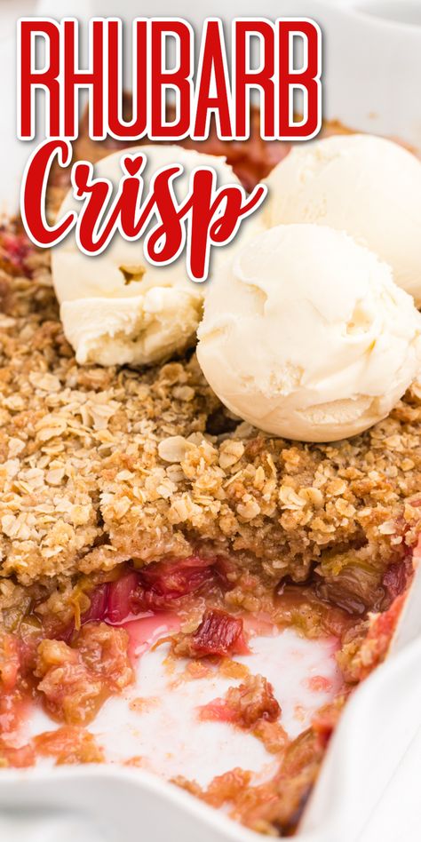 Easy Rhubarb Crisp, Rhubarb Pie With Crumb Topping, Apple And Rhubarb Crumble, Rubarb Deserts Crisp, Strawberry Rhubarb Crisp Recipe, Rhubarb And Apple Crumble, Bobby Flay Strawberry Rhubarb Crumble, Rhubarb Crisp Recipe, Rhubarb Desserts Recipes