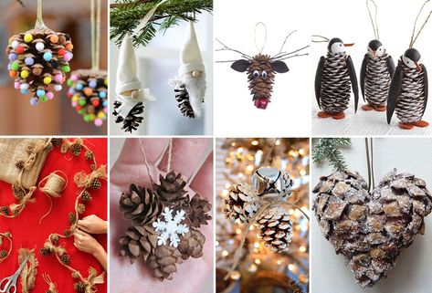 Natale con le pigne. Ecco 30 idee di riuso creativo davvero fantastiche! Božićne Dekoracije, Christmas Candy Gifts, Cones Crafts, Pine Cone Crafts, Candy Gifts, Christmas Candy, All Things Christmas, Christmas Time, Diy And Crafts