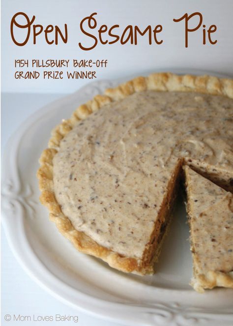 Recipe #6 - Open Sesame Pie - in my Baking Project http://www.momlovesbaking.com/recipe-6-of-52-pillsbury-grand-prize-recipes-in-52-weeks/ Open Sesame Pie, Bbq Turkey Breast, Types Of Pie, Baking Contest, Pillsbury Grands, Bbq Turkey, Never Say No, Pie Crust Dough, Winning Recipes