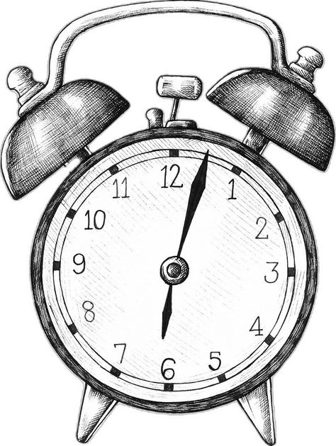 Vintage Clock Drawing, Alarm Clock Illustration, Desk Calendar Illustration, Clock Sketch, Character Of A Person, Clock Drawing, Clock Clipart, Clock Illustration, Clock Drawings