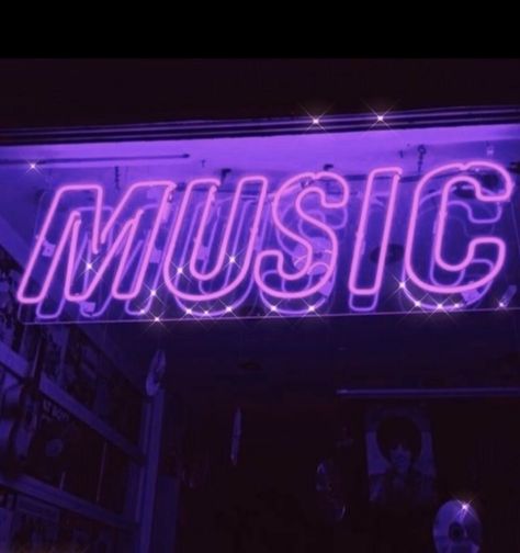 Music Neon Sign, Music Neon, Purple Aesthetic Background, Purple Quotes, Dark Purple Wallpaper, Violet Aesthetic, Purple Vibe, Lavender Aesthetic, Purple Rooms