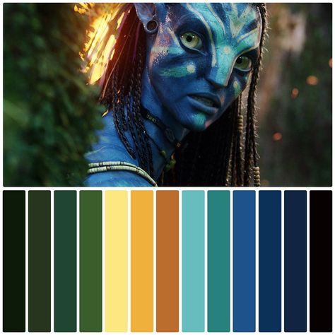 vata Avatar Blue, Avatar Animals, Moon Pool, Movie Color Palette, Cinema Colours, Cute Blue Wallpaper, Avatar Movie, Color Palate, Color Film