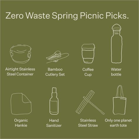 Picnic season is here and we want to help you leave no trace behind. ⁠ ⁠ We asked our team what their top picnic picks were to help you navigate a low waste picnic. Sustainability Tips, Leave No Trace, Zero Waste Kitchen, Sustainable Kitchen, Low Waste, Cutlery Set, Zero Waste, Sustainability