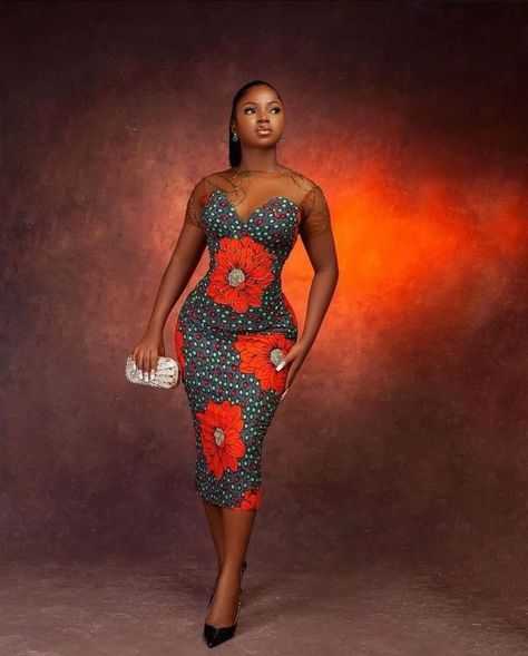 Chic Ankara Styles, Ankara Flared Dress, Africa Print Dress, Africa Print, Dress African Print, Styles Dress, Dress Ankara, African Print Dress Ankara, Short African Dresses