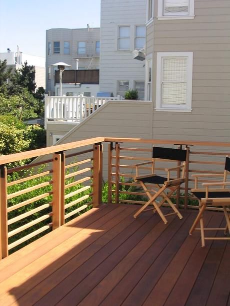 Horizontal Deck Railing, Lattice Deck, Wood Deck Railing, Metal Deck Railing, Deck Addition, Deck Railing Ideas, Stone Deck, Deck Railing Design, Metal Deck